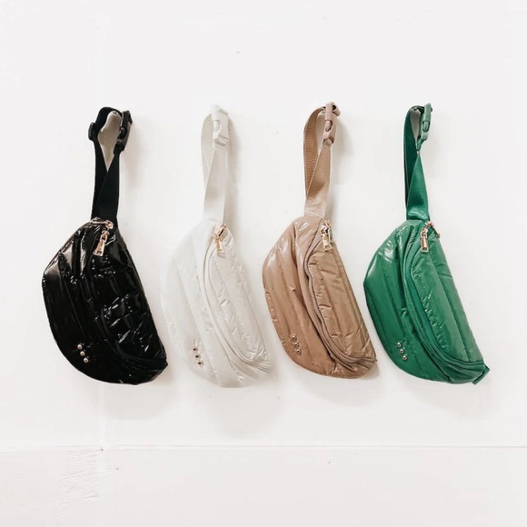 Patent Bum Bag, Pretty Simple, Black, NWT - Picture 12 of 13